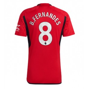 Manchester United Bruno Fernandes #8 Hjemmebanetrøje 2023-24 Kort ærmer